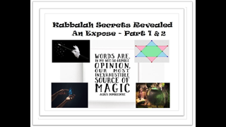 Kabbalah Exposed Part 1 and 2