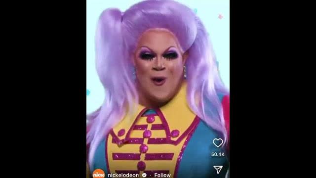 Nickelodeon promotes Drag Queen's song "Meaning of Pride"