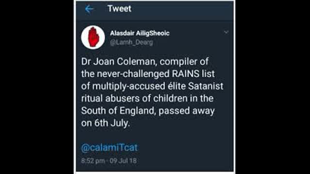 Search Dr Joan Colemanâ€™s R.A.I.N.S List.