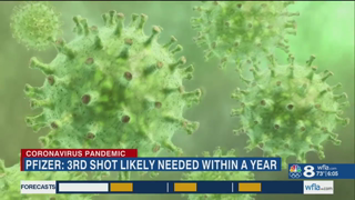 Pfizer CEO says 3rd shot may be necessary to fight new COVID-19 variants