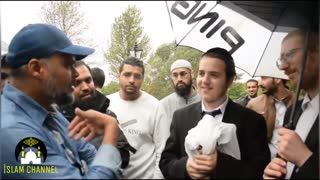 Jews VS Muslim Speakers Corner Hashim Round 1
