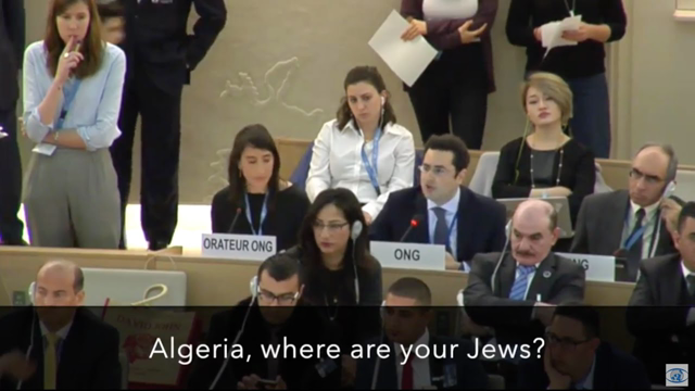 "Algeria, where are your Jews?" â€” Hillel Neuer silences the U.N.