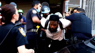 Protester Tasered in Brooklyn