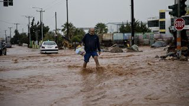 Seven killed in floods after torrential downpours on Greek island