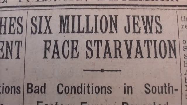 Six Million Jews Newspapers 1915-1938