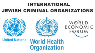 The UN, WHO, WEF - International Jewish Criminal Organizations To Steal Our Money Property Wealth