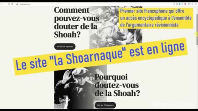 Le site la Â«Â ShoarnaqueÂ Â» est en ligne.