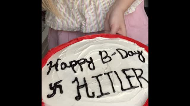 A BIRTHDAY CAKE FOR HITLER
