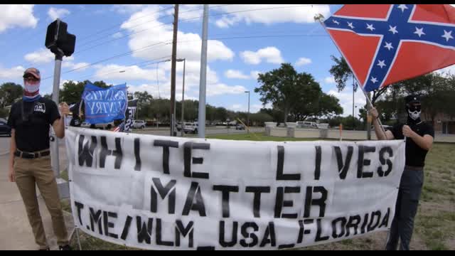 WHITE LIVES MATTER RALLY - ALTAMONTE SPRINGS, FLORIDA