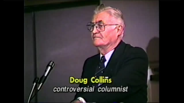 AVOF 159   10th IHR  Doug Collins   The Zundel Case   in D.C. (Oct. 13th-15th 1990)