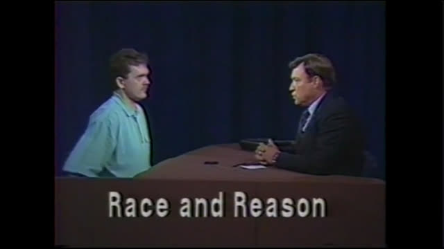 Race and Reason Tom Metzger, Jurgen Neumann Zundel cant Enter America (Oct. 13, 1987)
