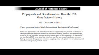 (Paper Presented to the 9th IHR) Victor Marchetti   Propaganda and Disinfo. How the CIA Manufactures History (Feb.18,1989)