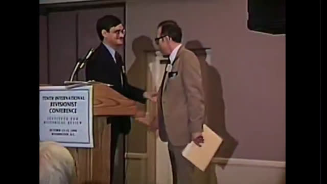 10th IHR   Fred Leuchter   The Boston Witch Hunt, 2nd Report, angle-1 (Oct.13th-15th1990)