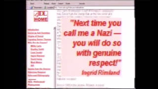 Ingrid Rimland on TV.Com - ADL vs Zundel-site and the Internets Free Speech (1998)