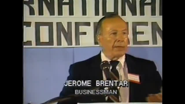 9th IHR Jerome Brentar The Prosecution of Accused Nazi War Criminals - California - Feb. 18th   20th 1989