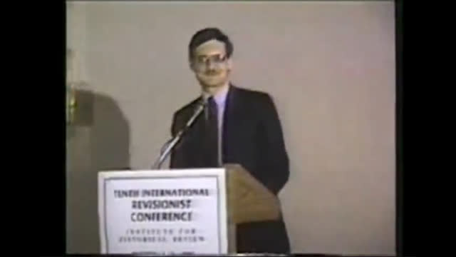 10th IHR Mark Weber Keynote Address Reviewing a Year of Progress D.C. (Oct. 13th 1990)