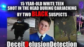 15 YEAR-OLD WHITE TEEN SHOT IN THE HEAD DURING CARJACKING, NIGGER SUSPECTS-DECIETDELUSIONDETECTION