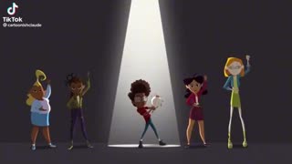 This is a scene from a Disney+ kids cartoon called The Proud Family Blatant anti-white propaganda