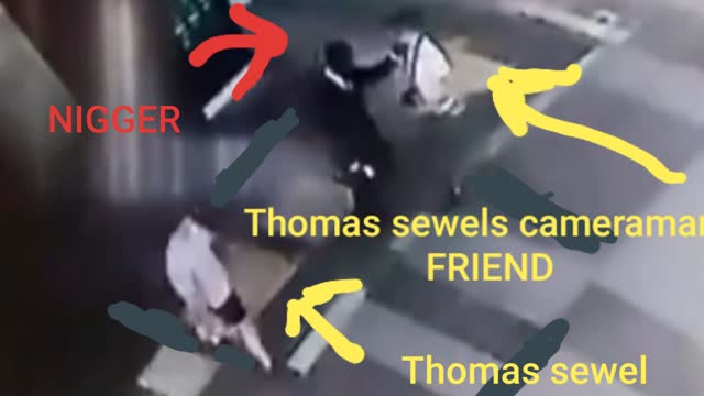 Thomas Sewell cusses out some reporter CUNT and a bunch of other scum