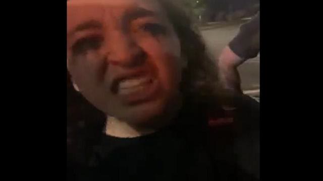 Possessed Protester Boasts about Killing Tens of Thousands of Babies and Eating Them.