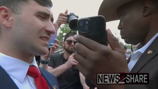 Father of Austin Metcalf condemns "Protect White Americans" rally by phone