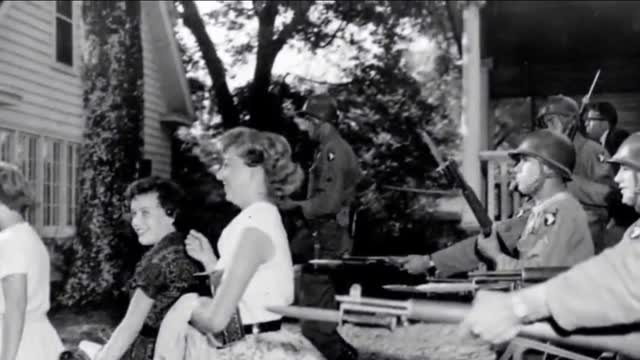 When whites were held at gunpoint to go to school with NIGGERS! " brown vs board of education"( repost )not enough views