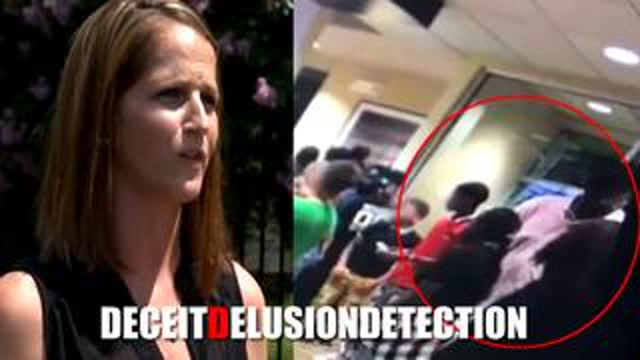 A white mother was brutally beaten inside a McDonald's by a group of black teens