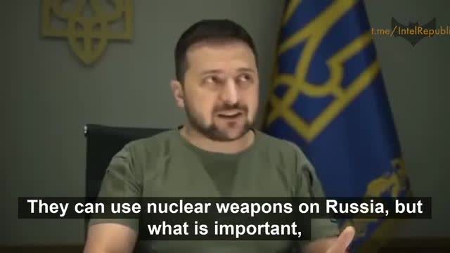 Unhinged Judeo Zelensky calls for preemptive nuclear strikes on Moscow