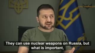 Unhinged Judeo Zelensky calls for preemptive nuclear strikes on Moscow