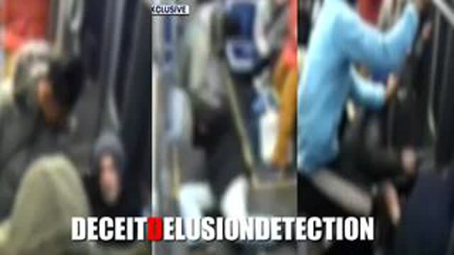NIGGERS violently beat an elderly white man on the L-Train in Chicago