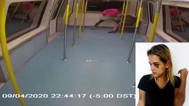 White women beaten senseless for no reason by NIGGER