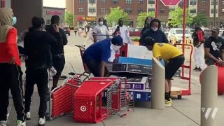 ANTIFA Pedophiles And BLM Niggers Burning American Cities