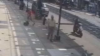 nigger scooter gunman in brooklyn nyc rides around shooting non-blacks for fun