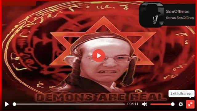 WE'RE NEARING JUDGEMENT DAY FOR THE ANTICHRIST DEMONS OF THE JEW WORLD ORDER | KENAN (SOE)