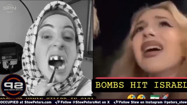 EVIL JEWESS INFLUENCER WHO MOCKED PALESTINIAN VICTIMS GETS BOMBED BY IRAN & HER HOME DESTROYED