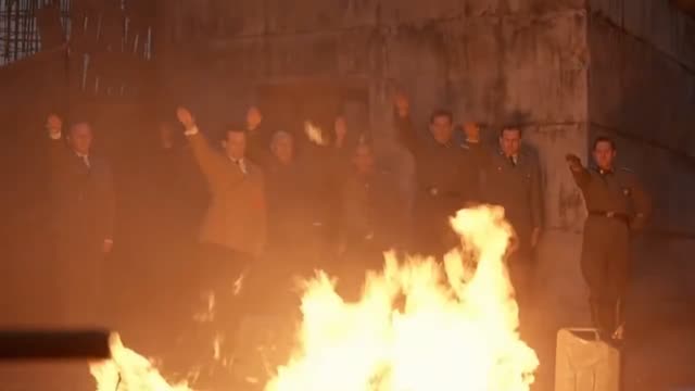 Firefighter beats aggressive nigger ape