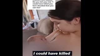 Sick Low IQ Mother Tells Her Baby She Could Have Killed Him But Chose Not To