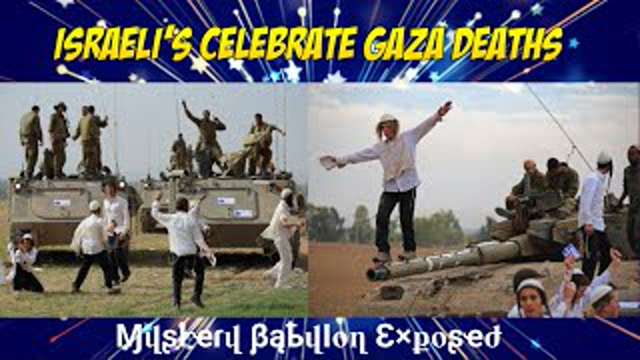 Israeli's Celebrate Gaza Deaths