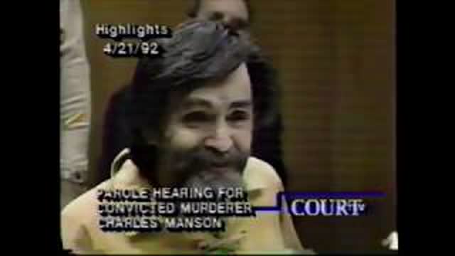 Charles Manson - Parole hearing 1992 (Full)