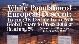 The White Population of European Descent: Peak Global Share to Projections of Reaching 5%