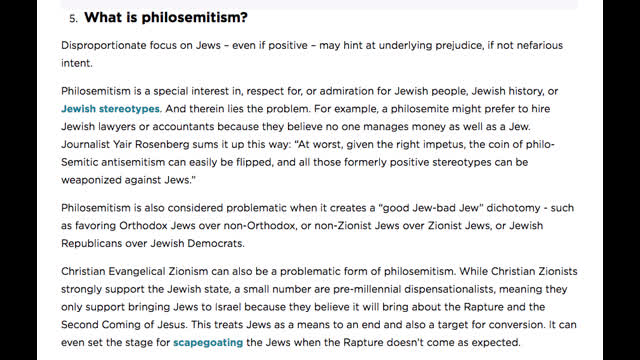 jews say PHILO(((semitism))) is HATE !