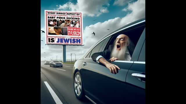 Behold! the Baby d**k sucking jewish jesus