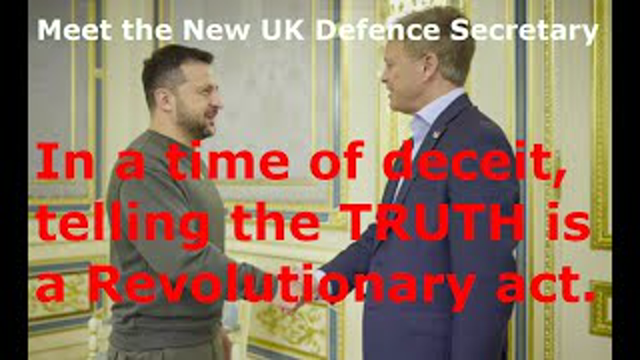 Zelenskystein COINCIDENCE. Who is the new UK Defence Secretary?