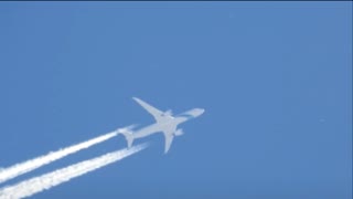 Zionist Owned El Al Israel Airlines Spraying The Wyoming Skies