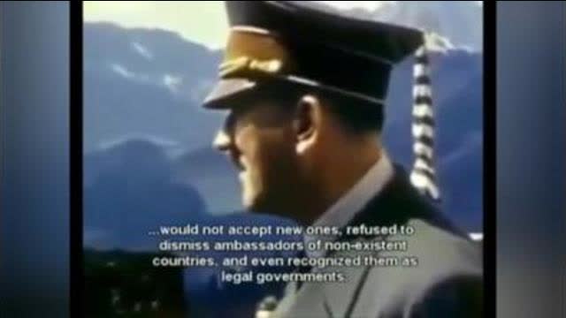Hitler Talks about American Aggression