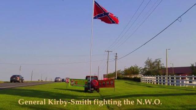 Raising Confederate Awareness, Large Flag and Banners