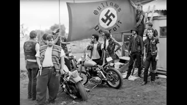 SWASTIKA, BADASS BOOMER BIKERS 1960s