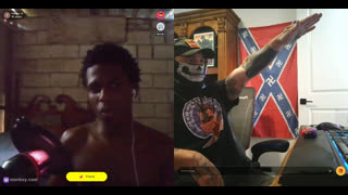 TELLING A JAMAICAN NIGGER NOT TO COME TO THE USA