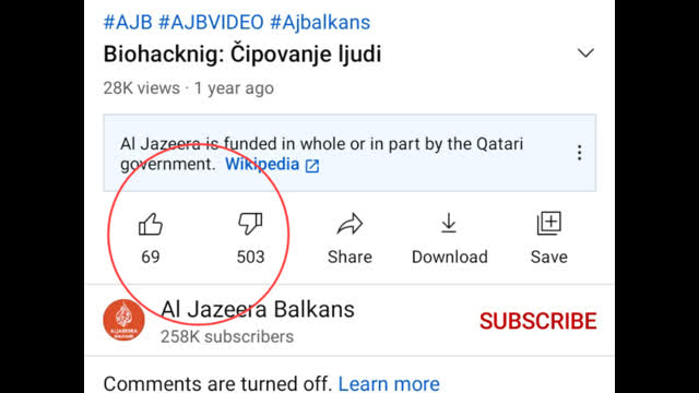 Biohacking video gets ratio'd