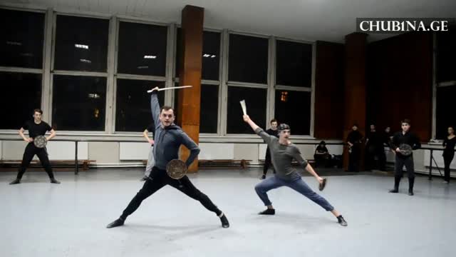 White Power dance. Georgian War dance. New Generation Of Sukhishvili Сухишвили 22.02.2017